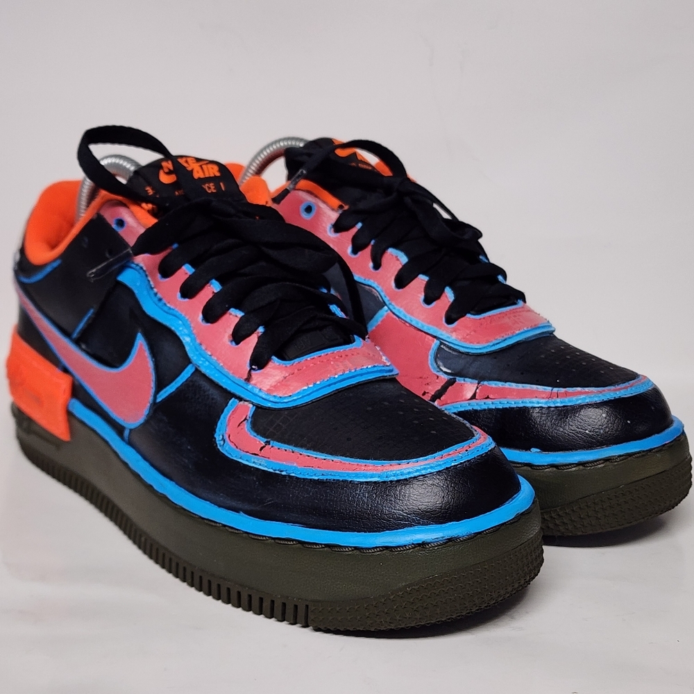 Customized Nike Air Forces size 9